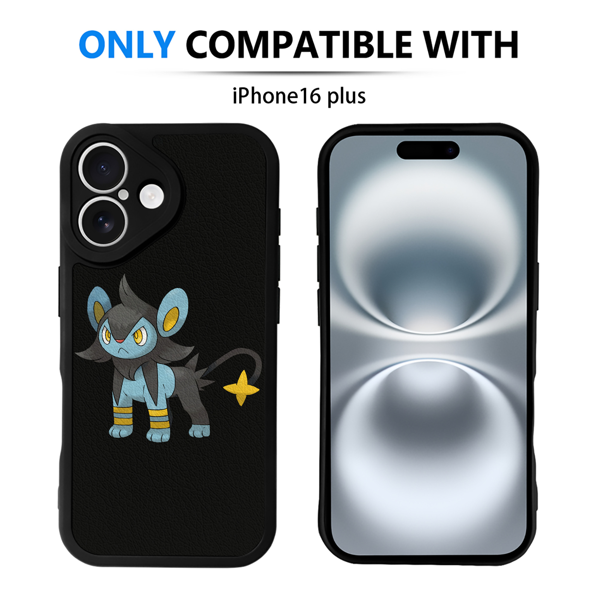 （画像用） ポケットモンスター Pokémon 【iPhone 16シリーズ対応】シリコンスマホケース（レザー調） 材質：シリコン